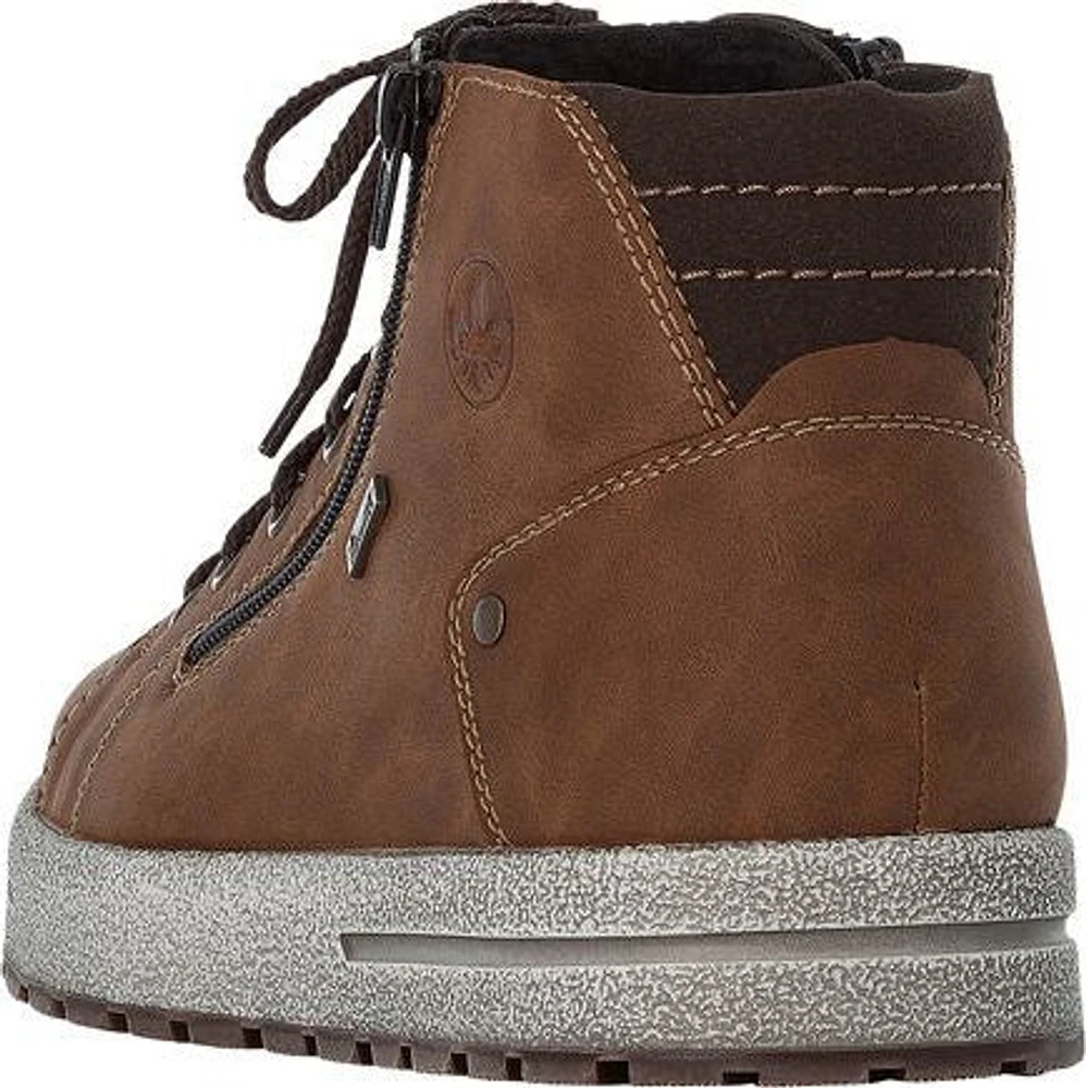 Brown Warm Lined Lace Up Boot