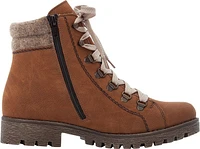 Cognac Lace Up Boot