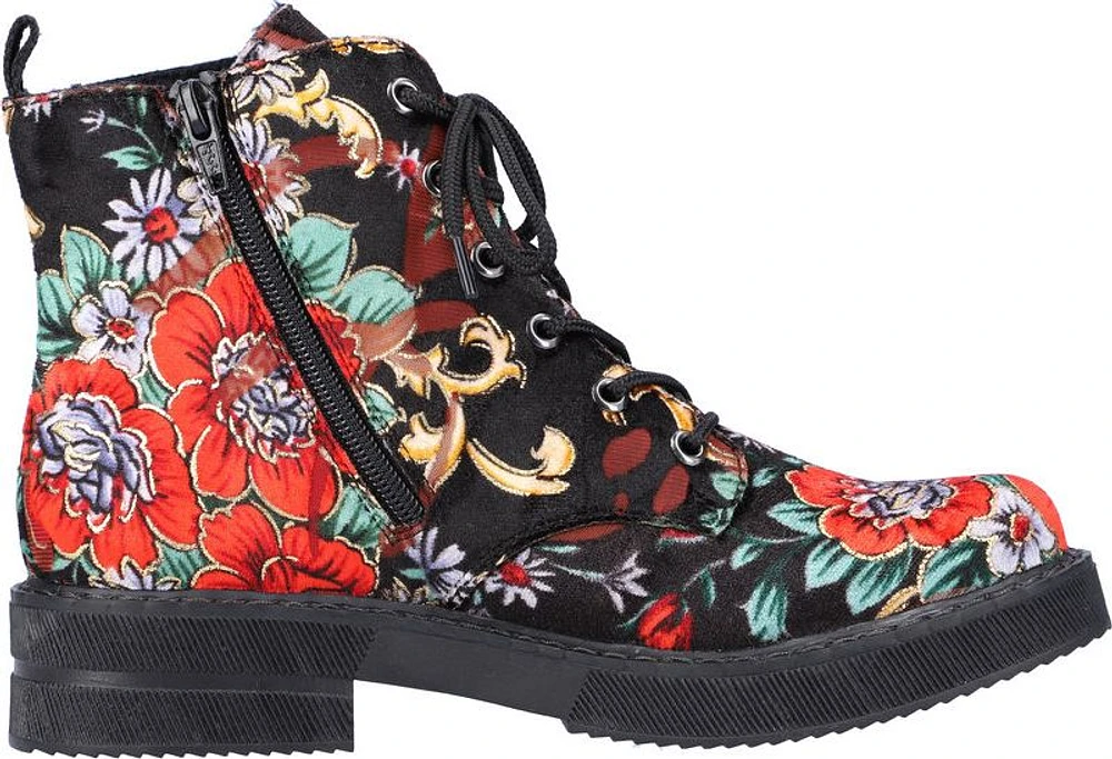 Floral Military Boot