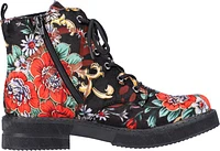 Floral Military Boot