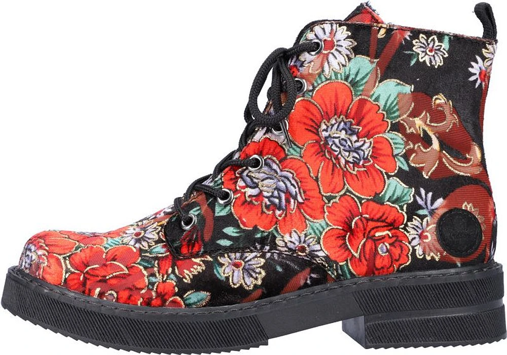 Floral Military Boot