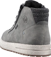 Men's Warm Lined Lace Up Boot Grey