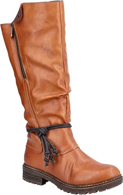 Tall Tan Boot With Tassle