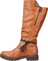 Tall Tan Boot With Tassle