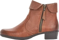 Tan Side Zip Boot