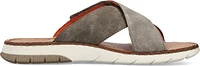 Grey Cross Strap Sandal