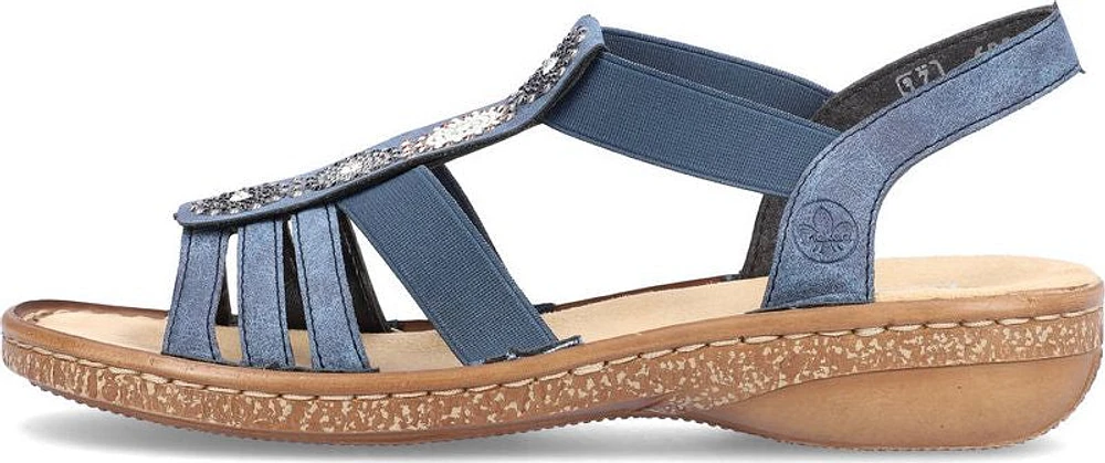 Navy Beaded Slingback