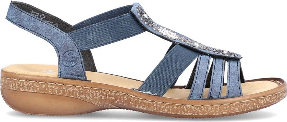 Navy Beaded Slingback