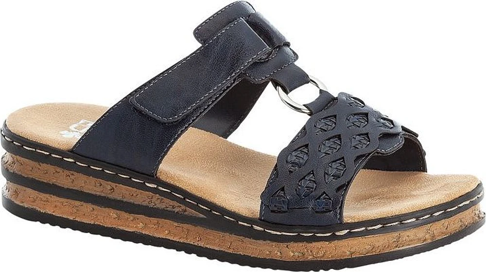 Navy Wedge Slide