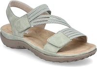 Pistachio Cross Strap Sandal