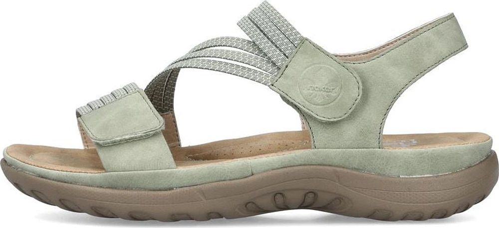 Pistachio Cross Strap Sandal