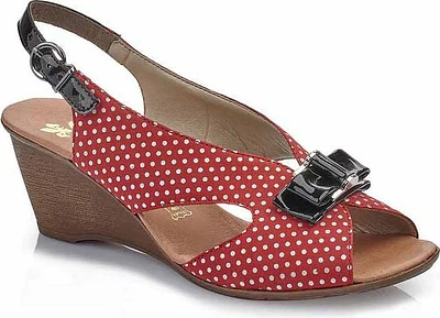 Red Polka Dot Slingback