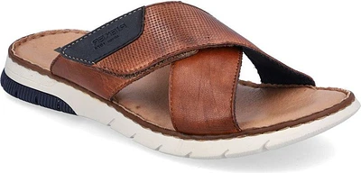 Tan Cross Strap Sandal