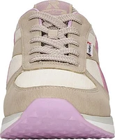 Cream/Lavender Lace Up