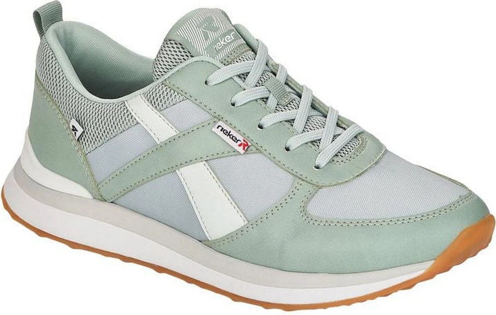 Grey/Mint Lace Up