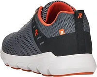 Grey/Orange Mesh Lace Up