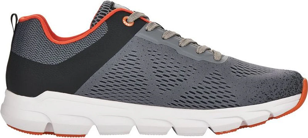 Grey/Orange Mesh Lace Up