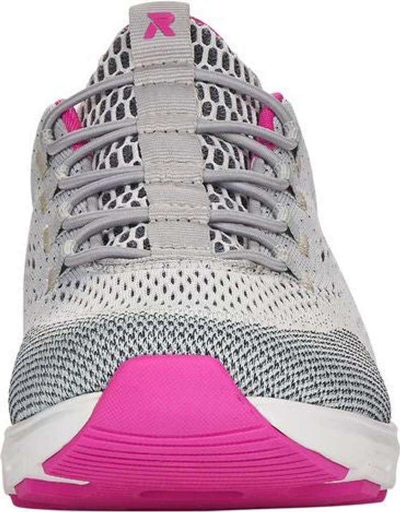 Grey/Pink Mesh Lace Up