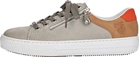 Grey/Tan/Orange Lace Up