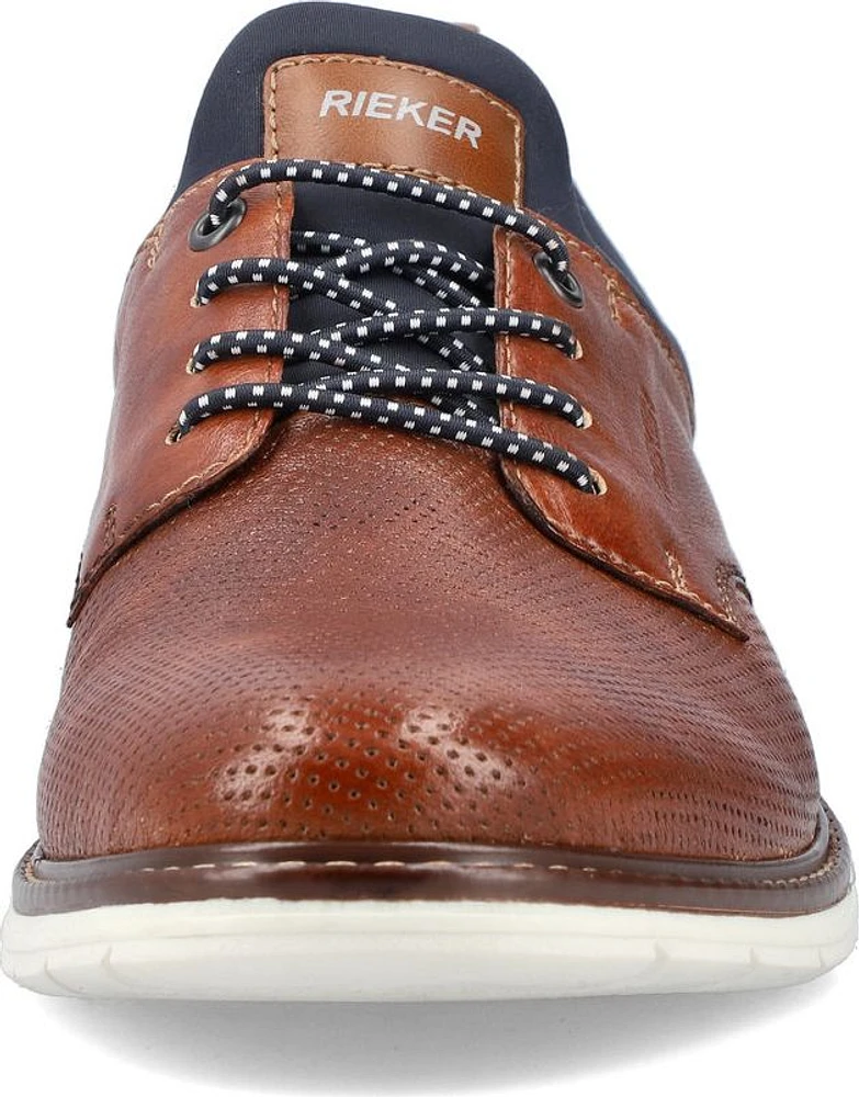 Walnut /Navy Lace Up