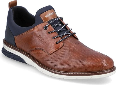 Walnut /Navy Lace Up