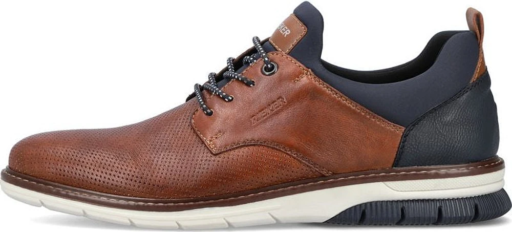 Walnut /Navy Lace Up