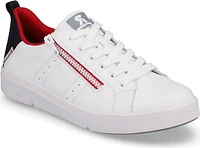 White Side Zip Sneaker