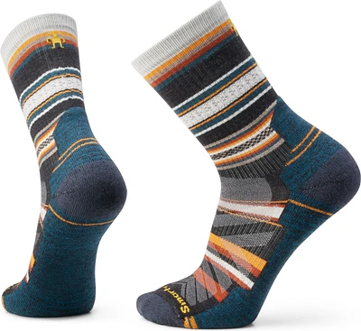 Hike Light Cushion Panorama Crew Socks Charcoal