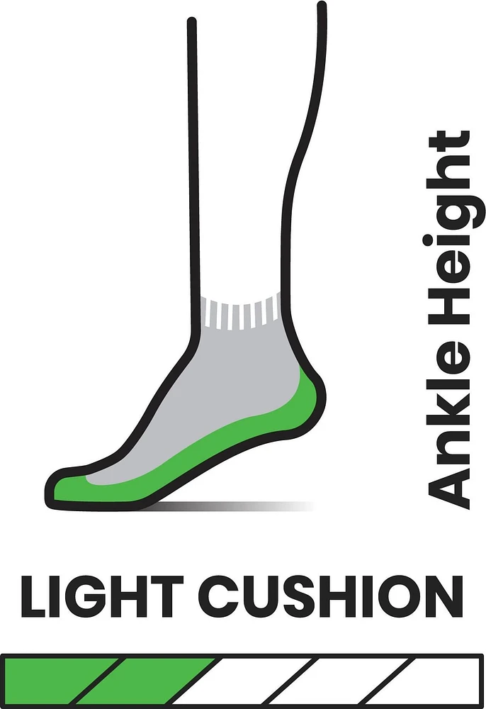 Performance Hike Light Cushion Ankle Charcoal