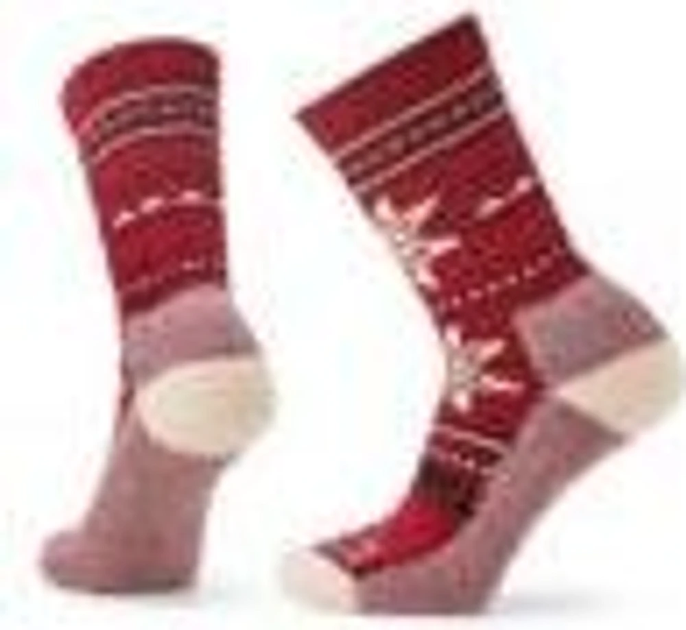 W Everyday Cozy Lodge Crew Socks Tibetan Red