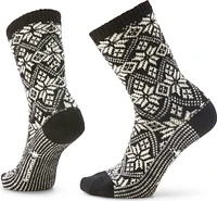 W Everyday Traditional Snowflake Crew Socks Black