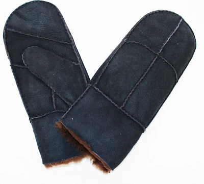 Shearling Mitt Navy