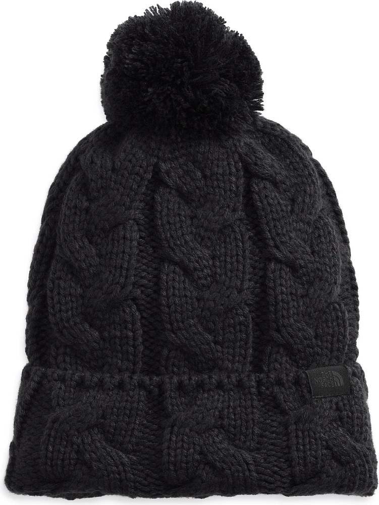 Cable Minna Pom Beanie TNF Black