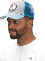 Mudder Trucker Hat TNF Light Grey Heather/Beta Blue Retro Dye Print/Graphic Batch