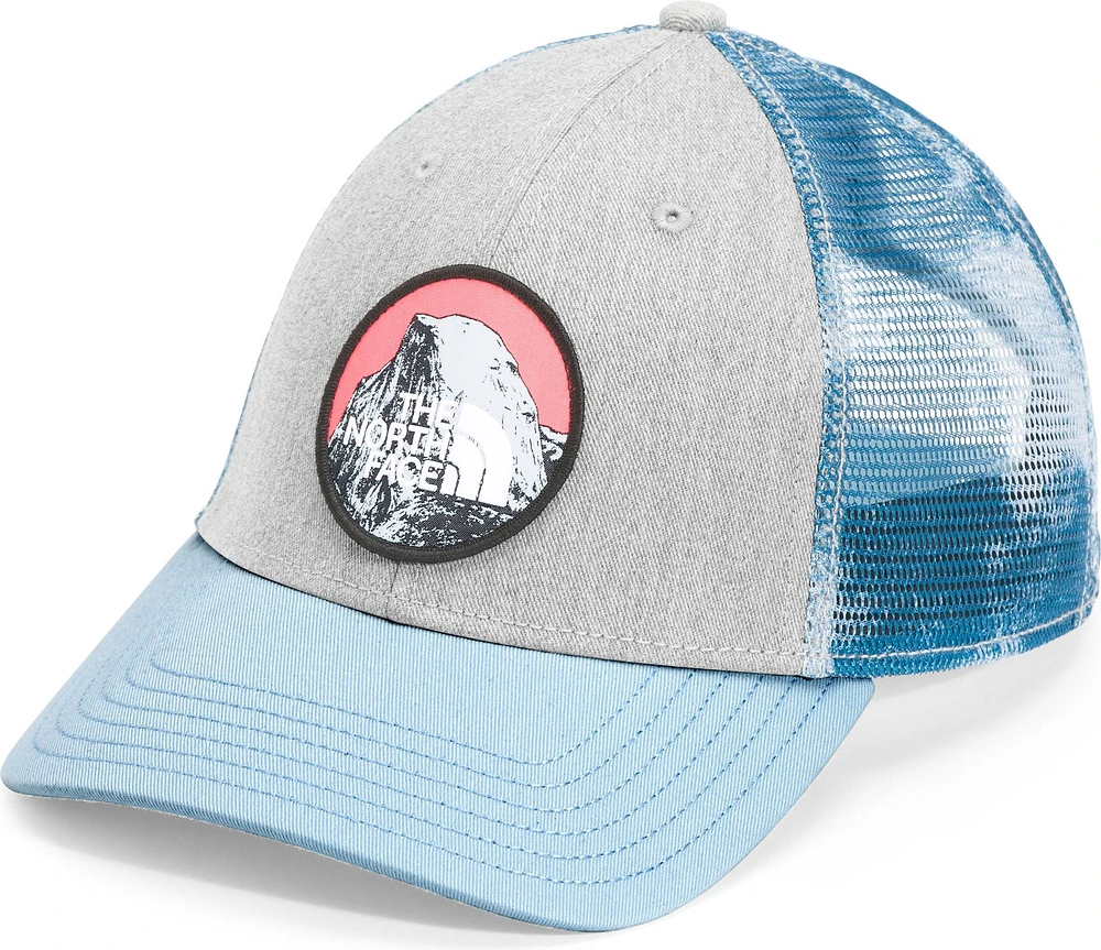 Mudder Trucker Hat TNF Light Grey Heather/Beta Blue Retro Dye Print/Graphic Batch