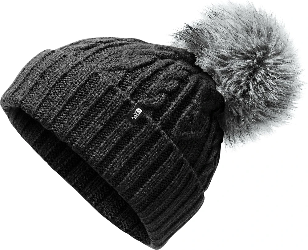 Oh Mega Fur Pom Beanie TNF Black