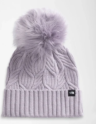 Oh-mega Fur Pom Beanie Minimal Grey