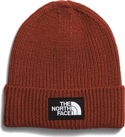 TNF Logo Box Cuffed Beanie Brandy Brown