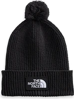 TNF Logo Box Pom Beanie TNF Black