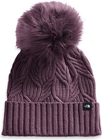 W Oh-mega Fur Pom Beanie Blackberry Wine