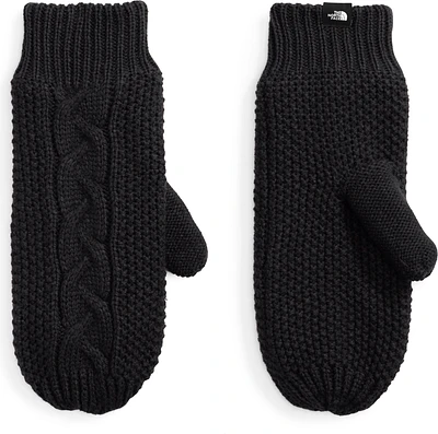 Women's Cable Minna Mitt TNF Black