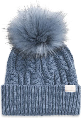 Women's Oh Mega Fur Pom Beanie Folk Blue