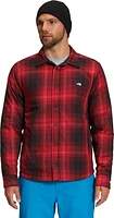 Men's Fort Point Insulated Flannel TNF Red Large Icon Plaid 2