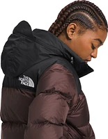 Women's 1996 Retro Nuptse Jacket Coal Brown TNF Black