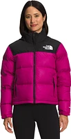 W 1996 Retro Nuptse Jacket Fuschia Pink