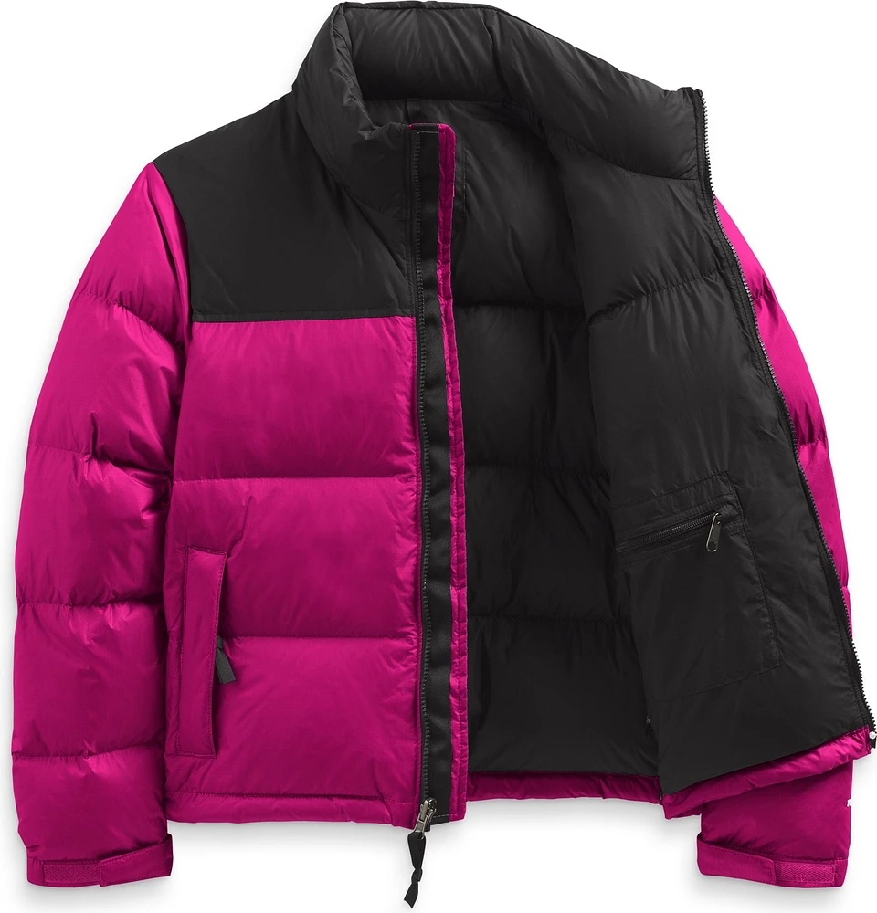 W 1996 Retro Nuptse Jacket Fuschia Pink