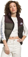 Women's 1996 Retro Nuptse Vest New Taupe/Coal Brown