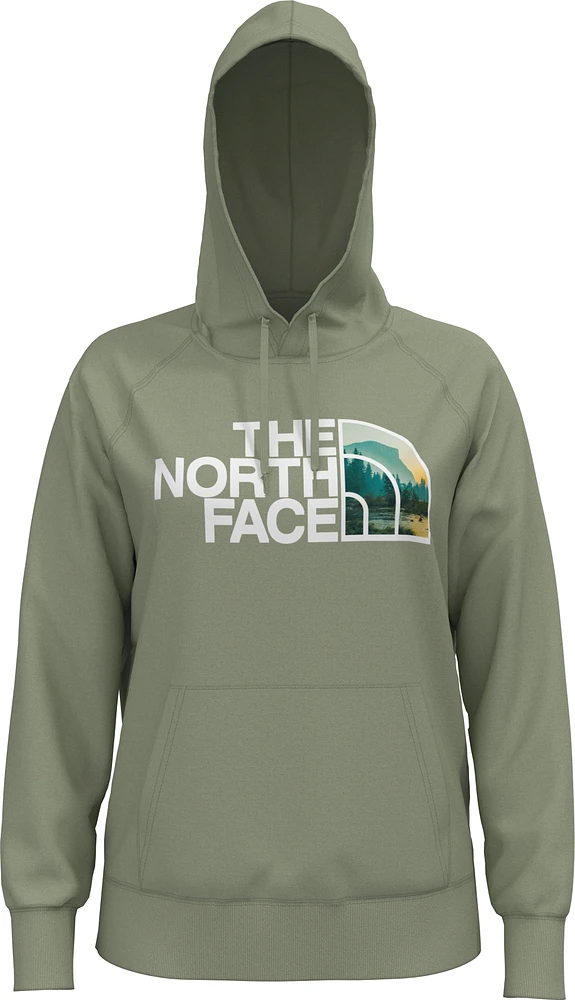 Women's Half Dome Pullover Hoodie Tea Green