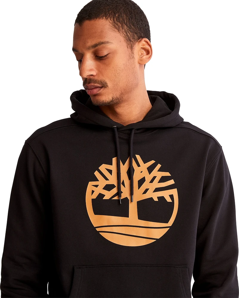 Core Tree Logo Pullover Hoodie Black