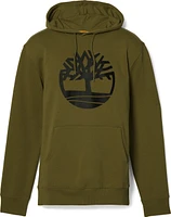 Core Tree Logo Pullover Hoodie Olive